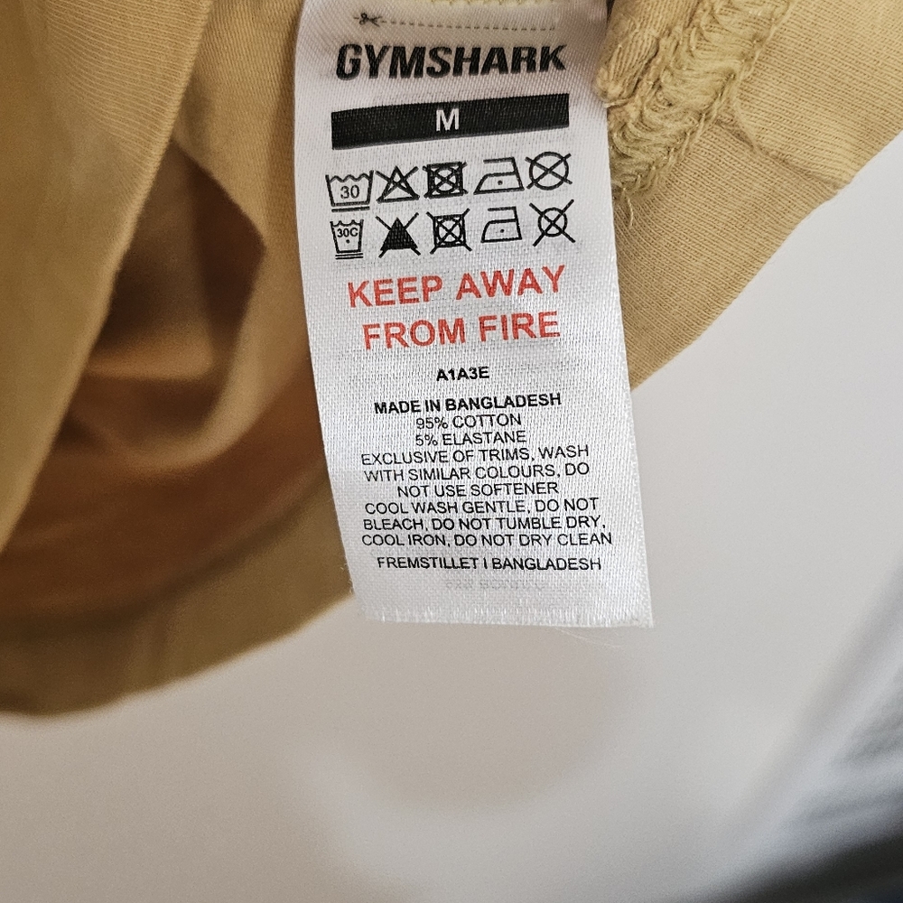 Gymshark Essential Oversized T-Shirt - Rustic Yellow